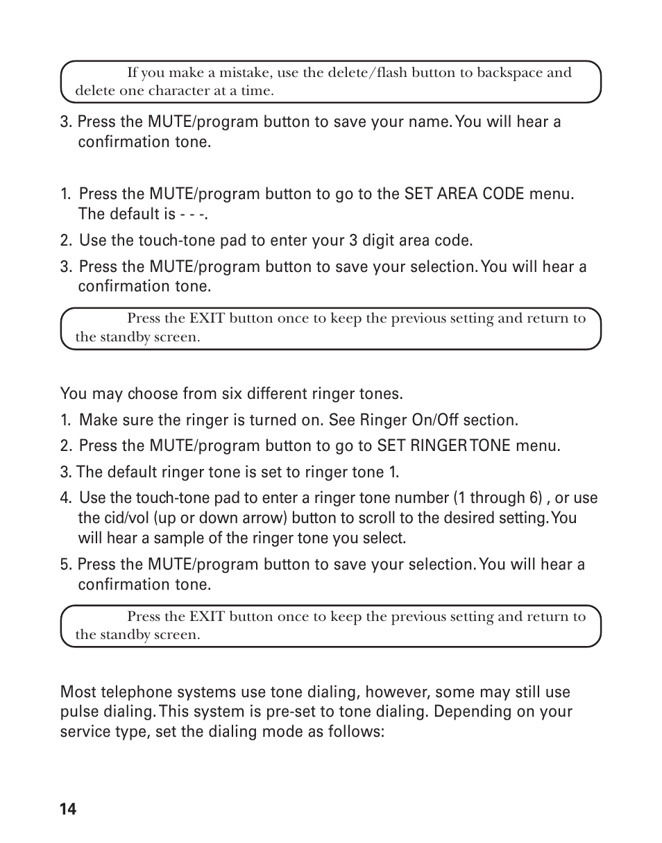 GE 21008 User Manual | Page 14 / 88