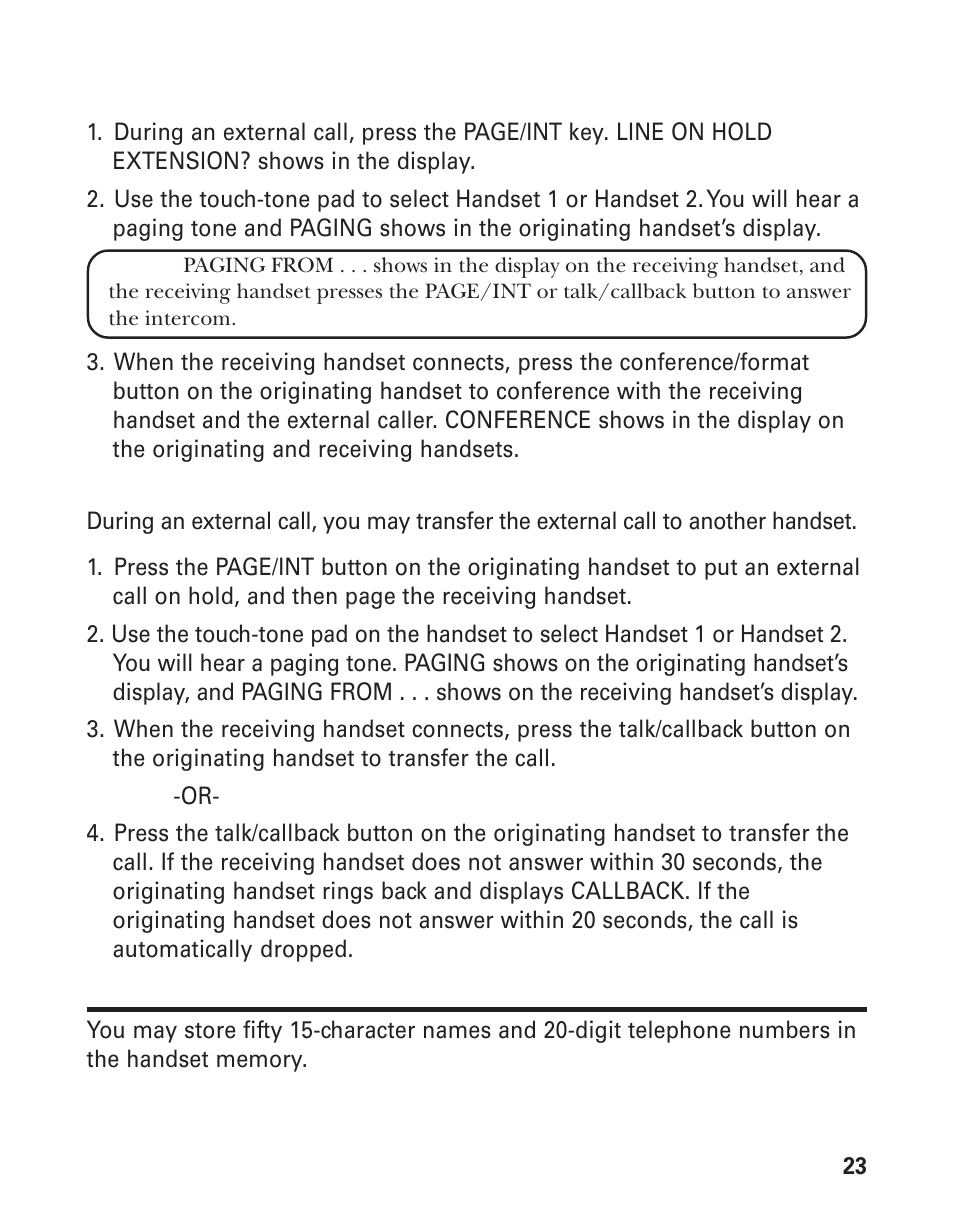 GE 21008 User Manual | Page 23 / 88