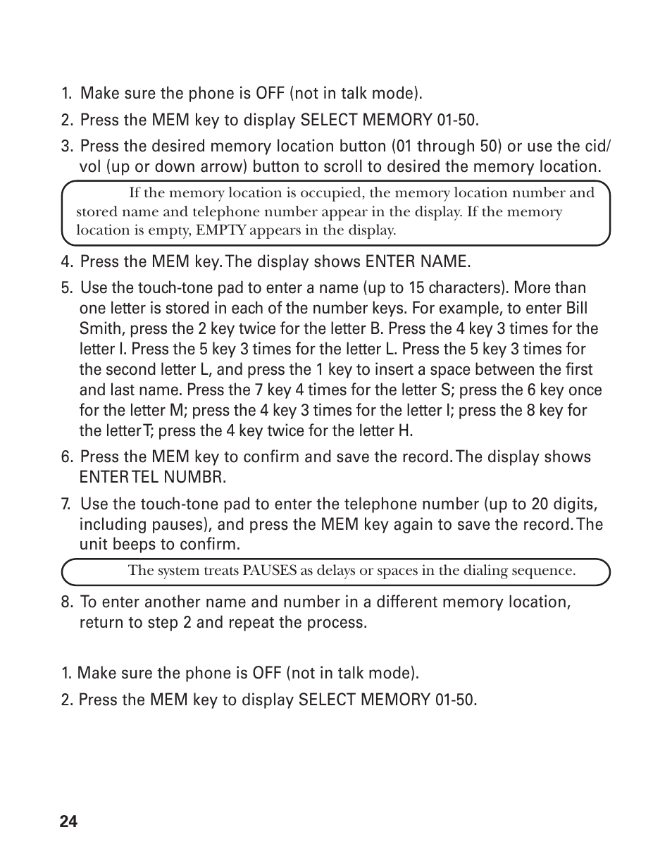 GE 21008 User Manual | Page 24 / 88