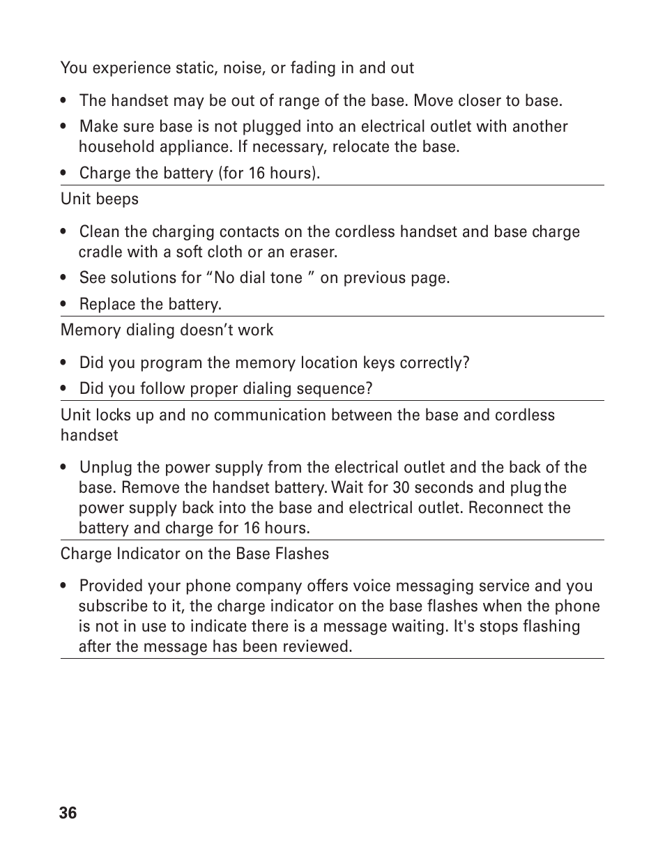 GE 21008 User Manual | Page 36 / 88