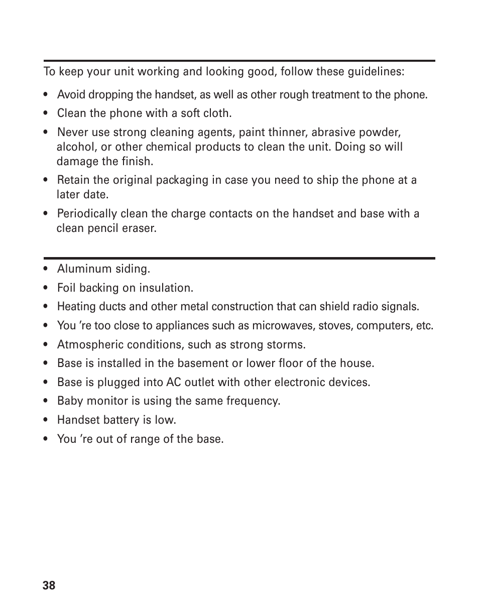 GE 21008 User Manual | Page 38 / 88