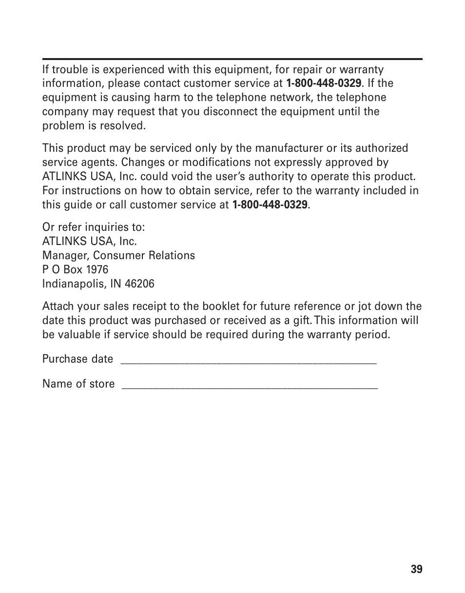 GE 21008 User Manual | Page 39 / 88