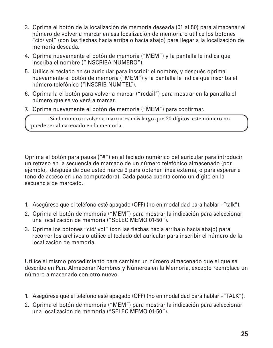 GE 21008 User Manual | Page 69 / 88