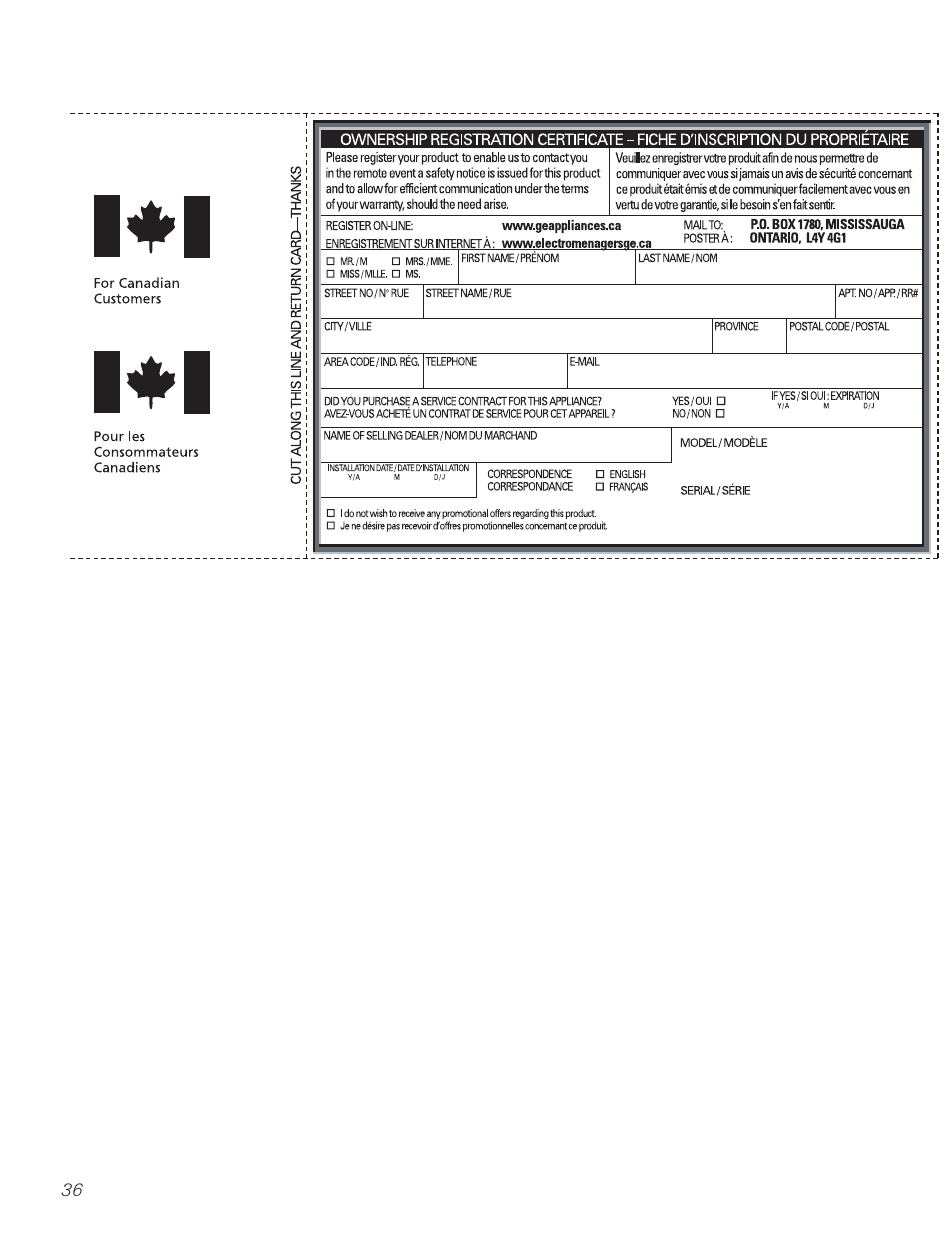 GE 23 User Manual | Page 36 / 112