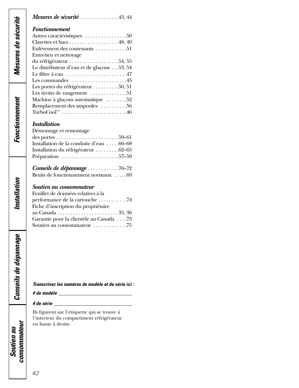 GE 23 User Manual | Page 42 / 112