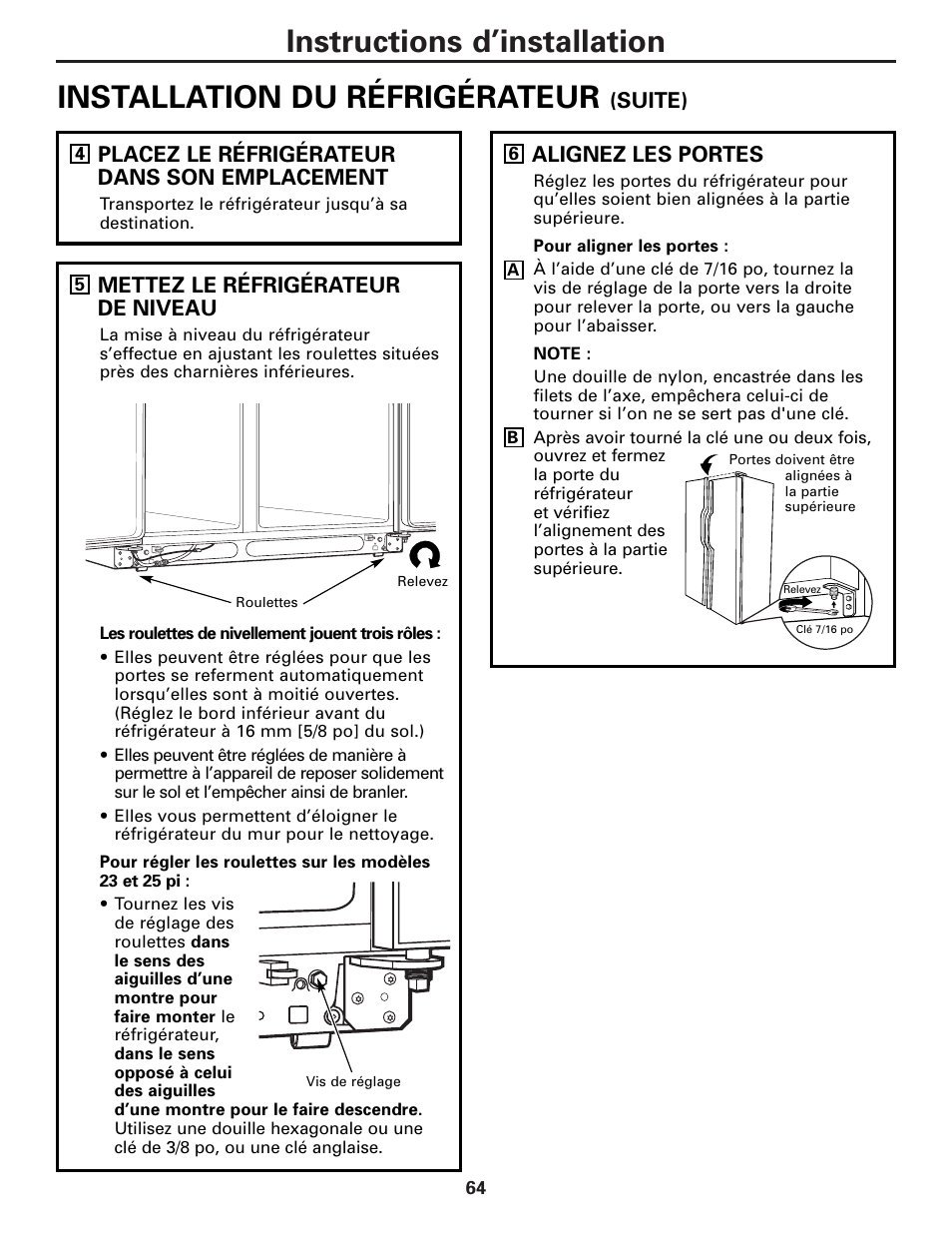 GE 23 User Manual | Page 64 / 112