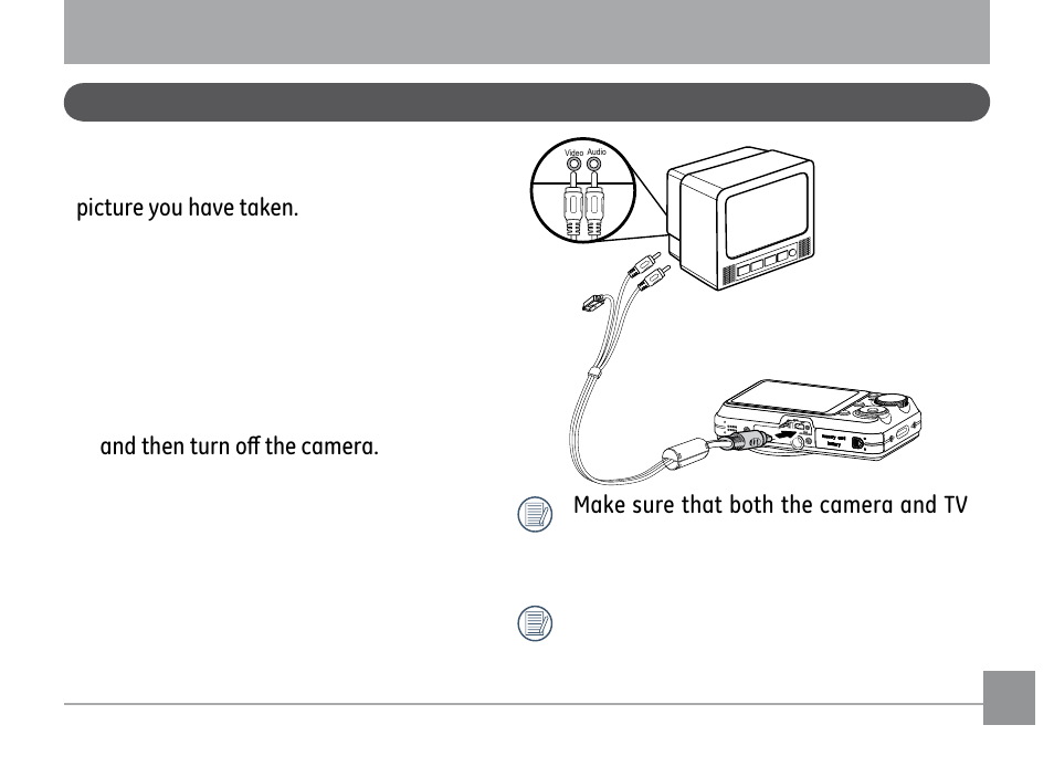 Connections, Connecting to a tv | GE G2 User Manual | Page 79 / 106