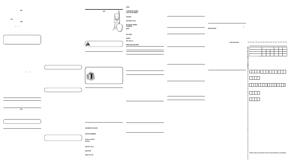 Am a, Fm a, Id s | Lock, Adio, Peration, Hanging, Attery, Afety, Recautions | GE 26981 User Manual | Page 2 / 2