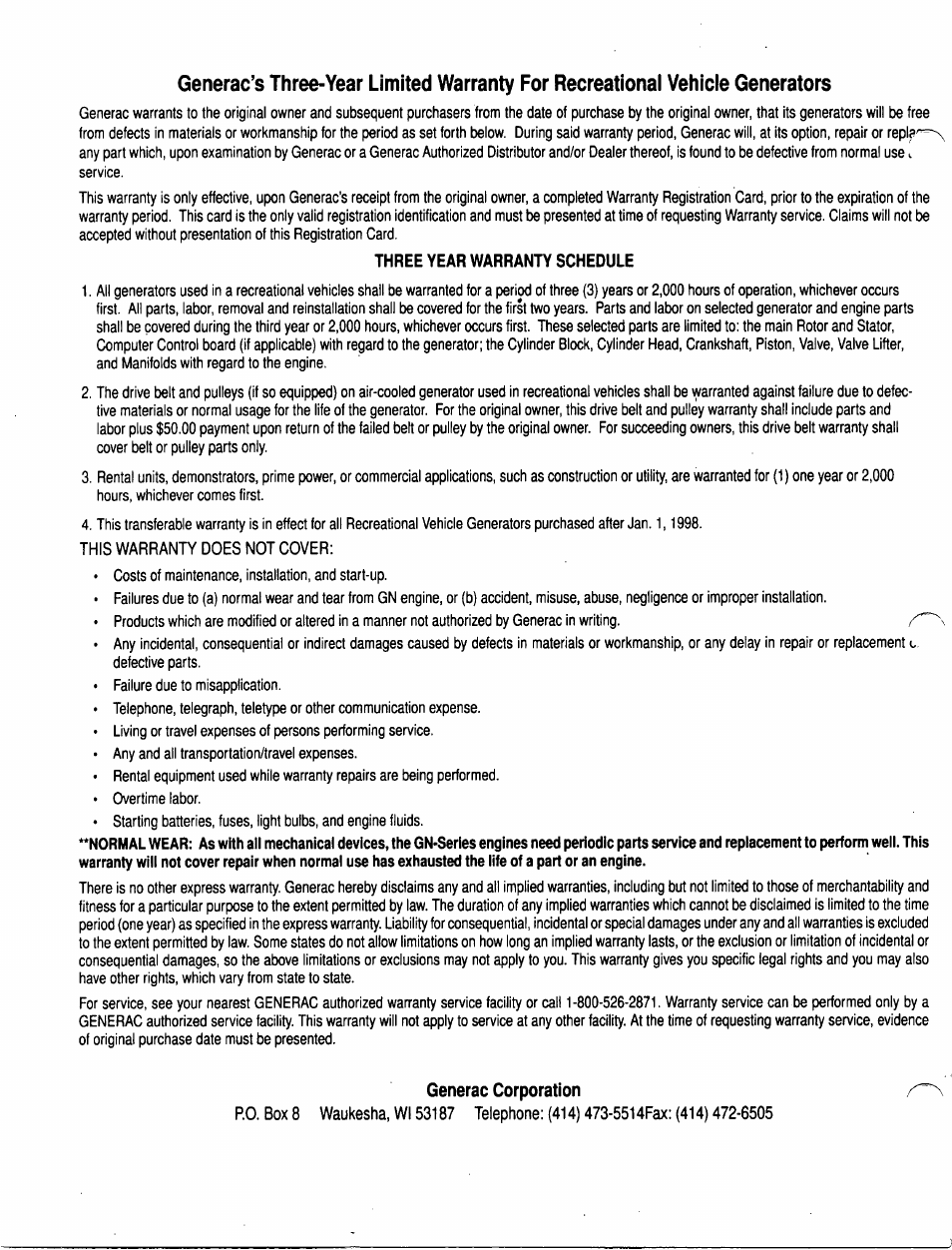 GE A-6451 User Manual | Page 32 / 32