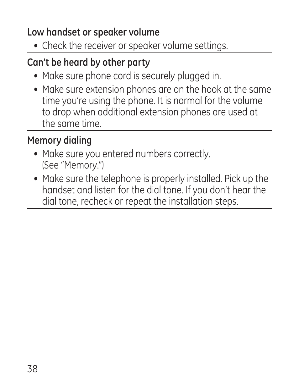 GE 9579 User Manual | Page 38 / 96