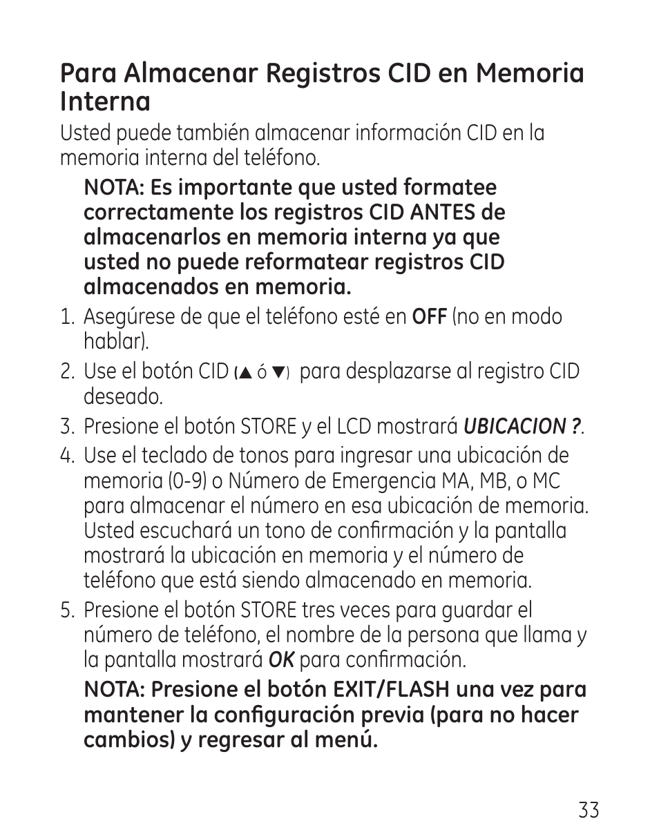 GE 9579 User Manual | Page 81 / 96