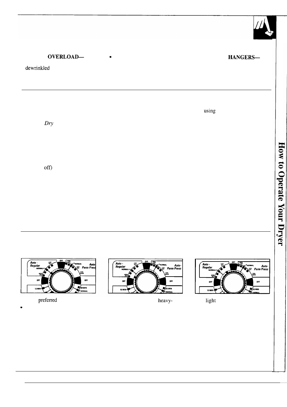 Polyester knits & permanent press drying tips, The difference between automatic and timed drying, Drying selections guide for the automatic cycles | GE WSM2420S User Manual | Page 15 / 28