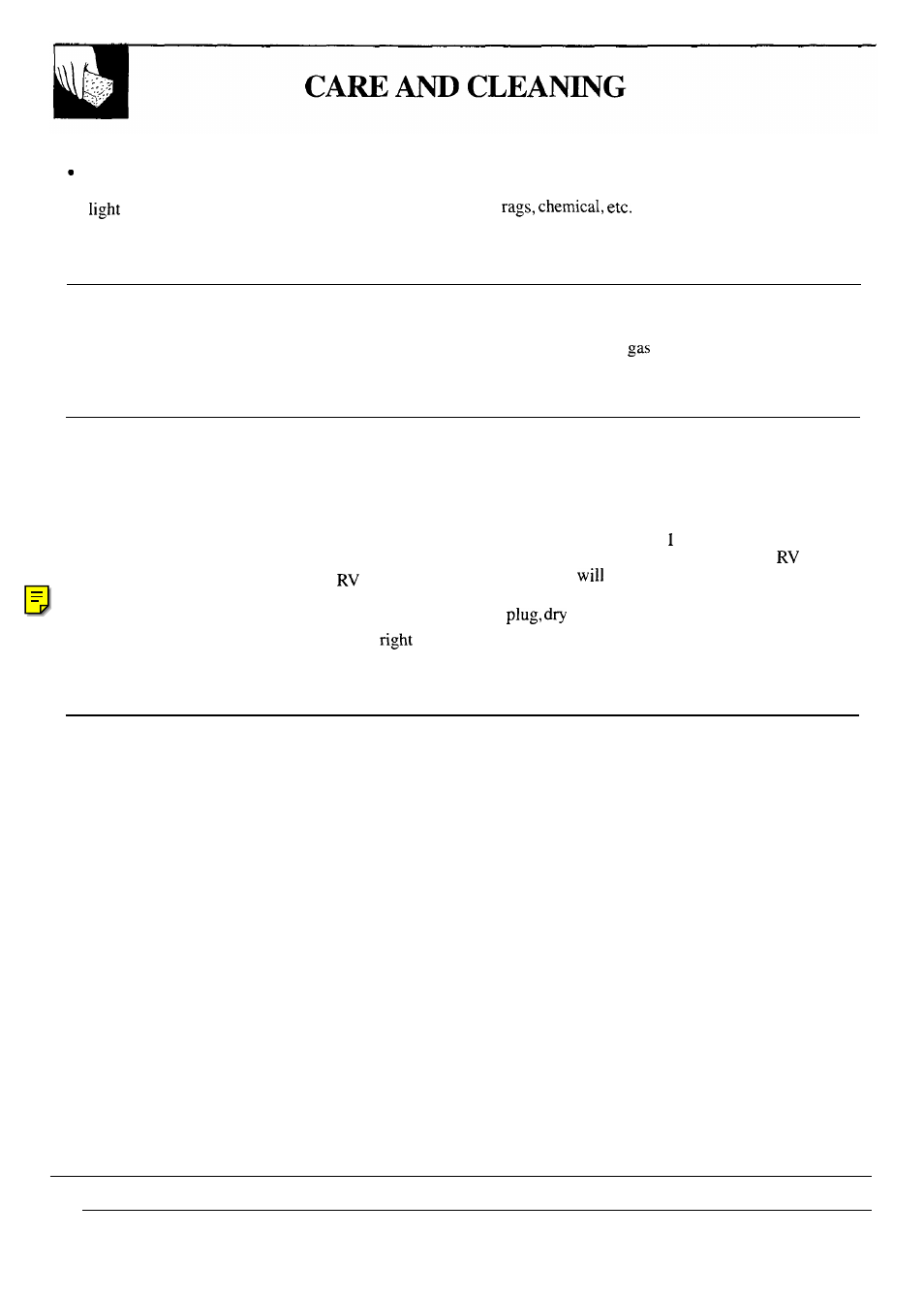 Care and, User maintenance instructions, For long vacations | Winterizing instructions for your washer, Washer | GE WSM2420S User Manual | Page 18 / 28