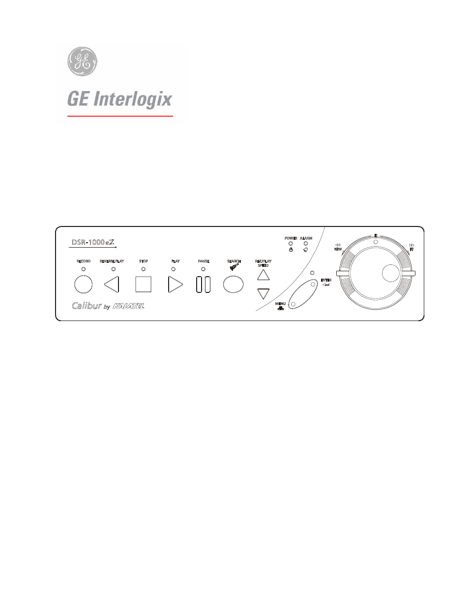 GE DSR-1000eZ User Manual | 64 pages
