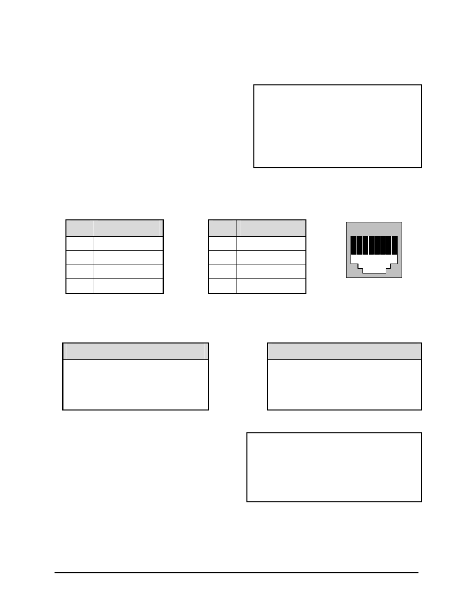 Ethernet port (ethernet models only), Power connector, Scsi port | GE DSR-1000eZ User Manual | Page 10 / 64