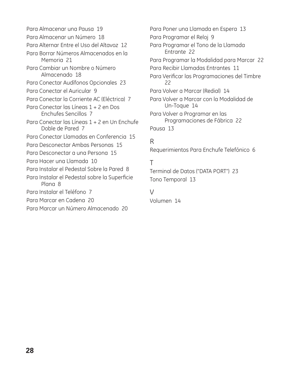 GE 29484 2-Line User Manual | Page 58 / 60