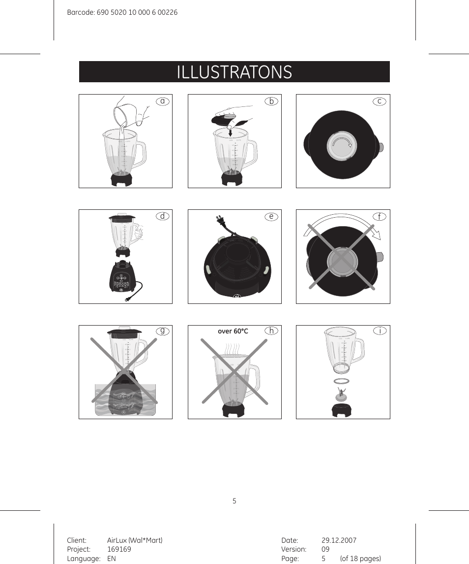 Illustratons | GE 169175 User Manual | Page 5 / 18