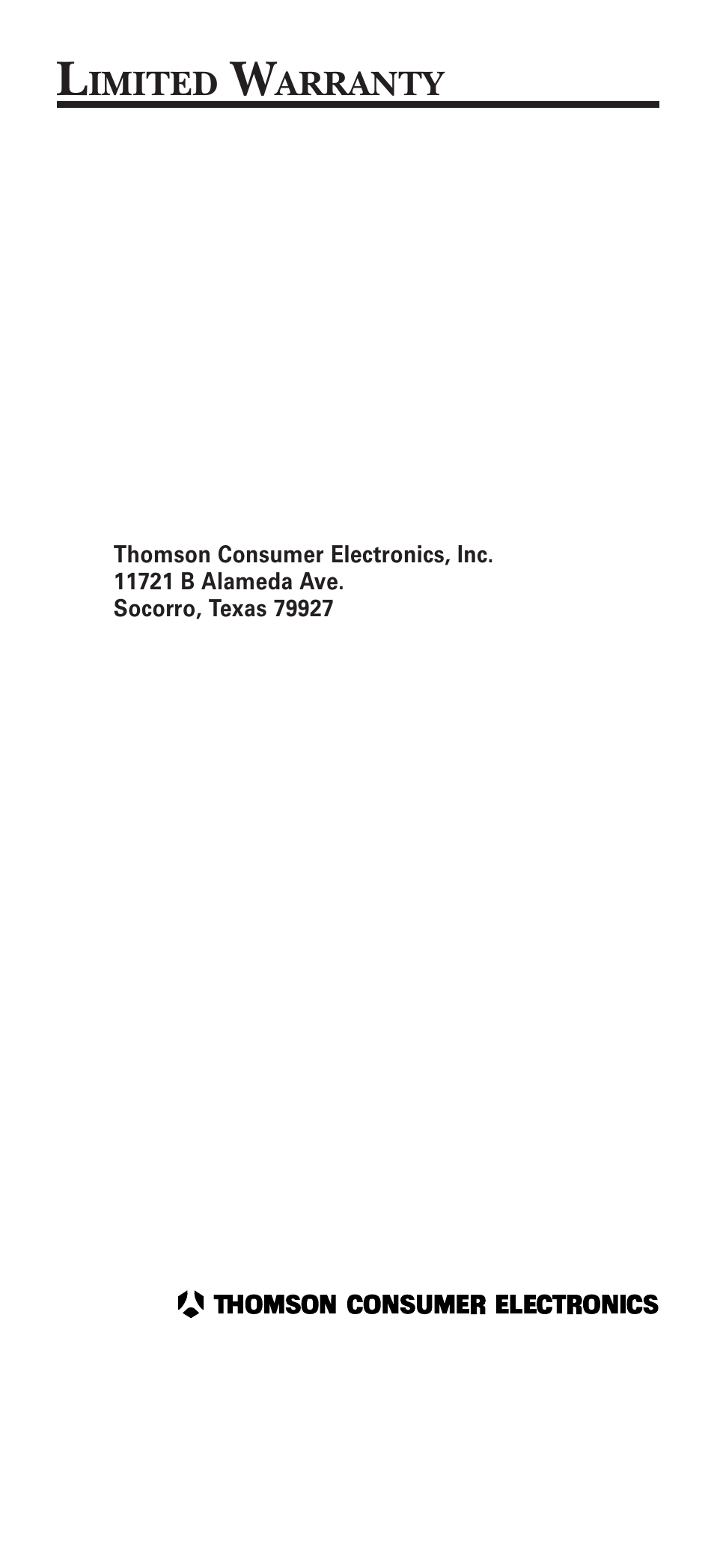 Limited warranty, Arranty 24, Imited | Arranty | GE 15381860 User Manual | Page 24 / 24