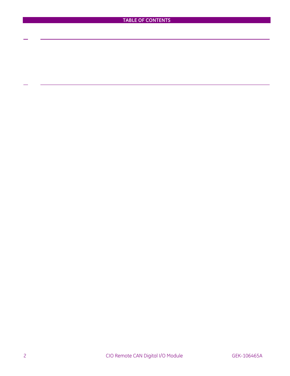 GE GEK-106465A User Manual | Page 3 / 43