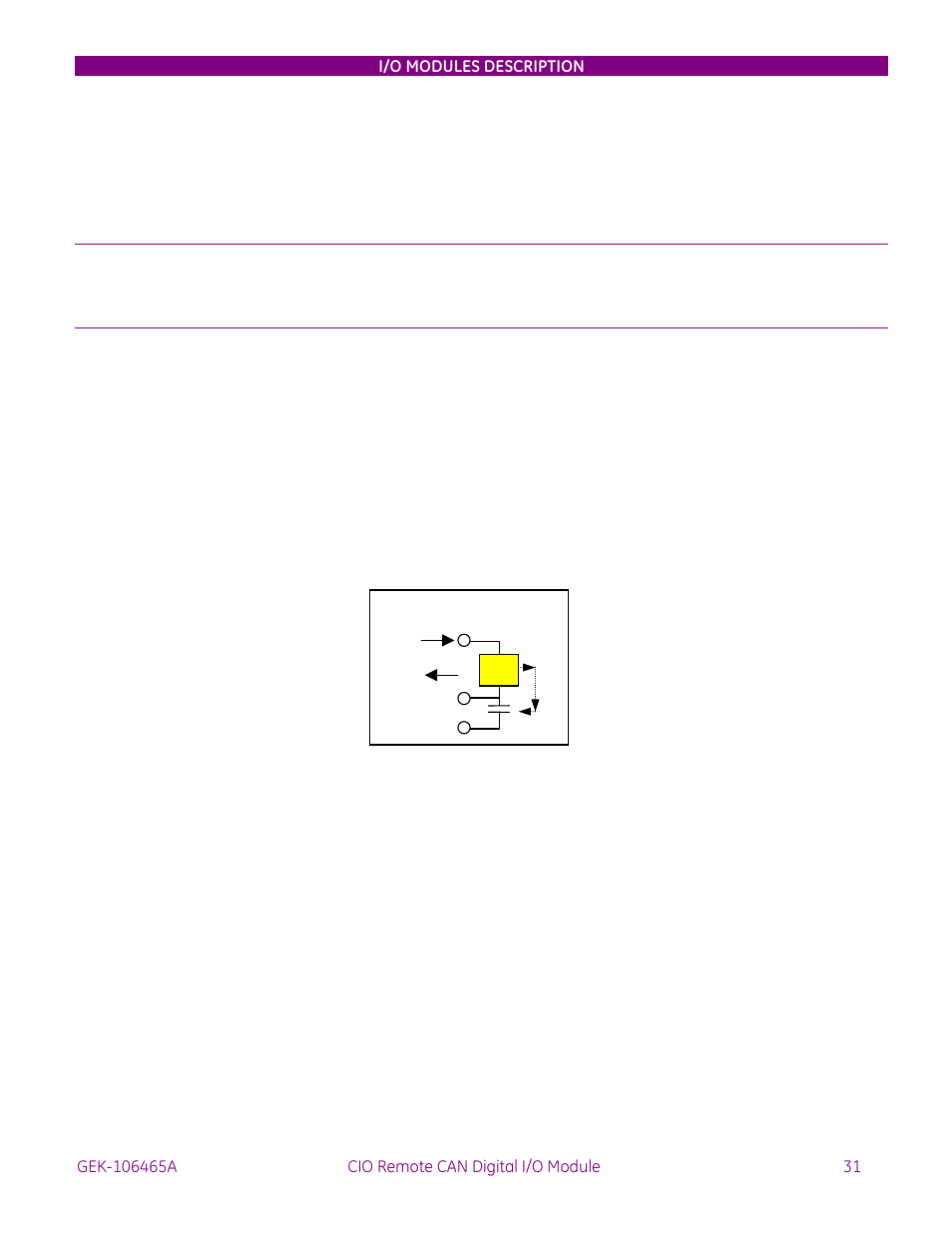 Input/output modules description | GE GEK-106465A User Manual | Page 32 / 43