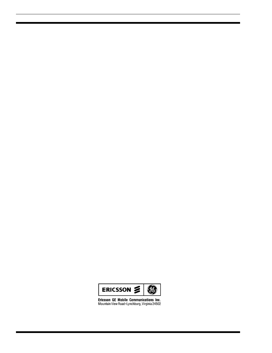 Maintenance | GE LBI-31564A User Manual | Page 8 / 8