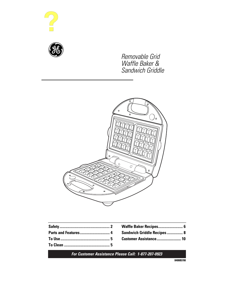 GE 106582 User Manual | 20 pages