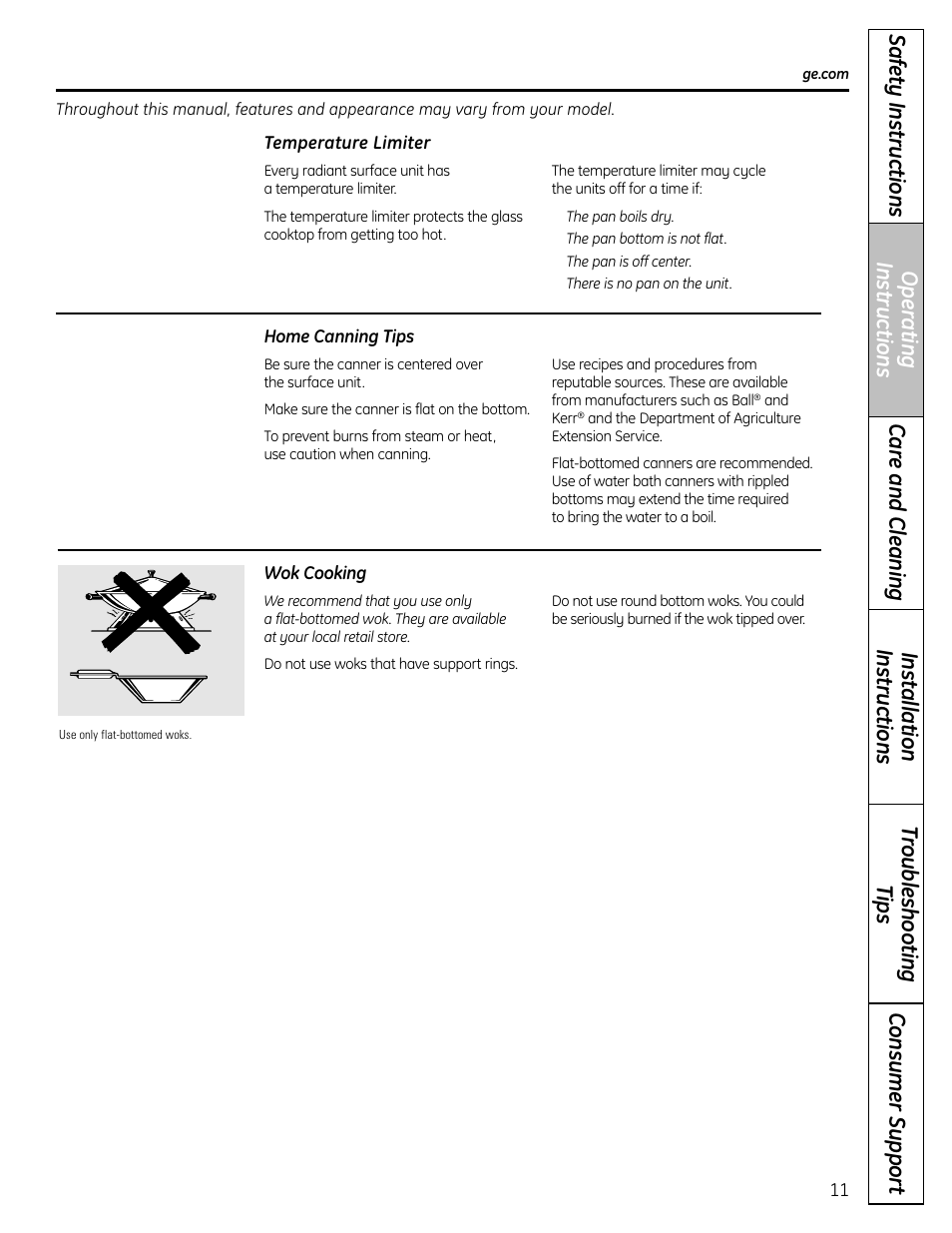 GE CS980 User Manual | Page 11 / 60