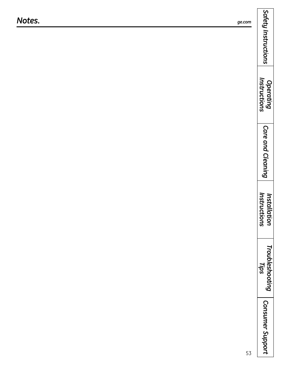 GE CS980 User Manual | Page 53 / 60