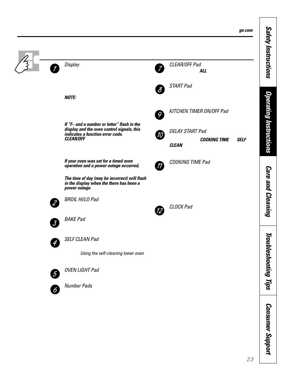 GE JKP8627 User Manual | Page 23 / 44