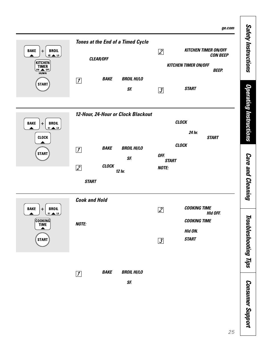 GE JKP8627 User Manual | Page 25 / 44