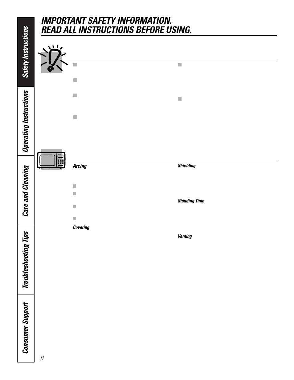 GE JKP8627 User Manual | Page 8 / 44
