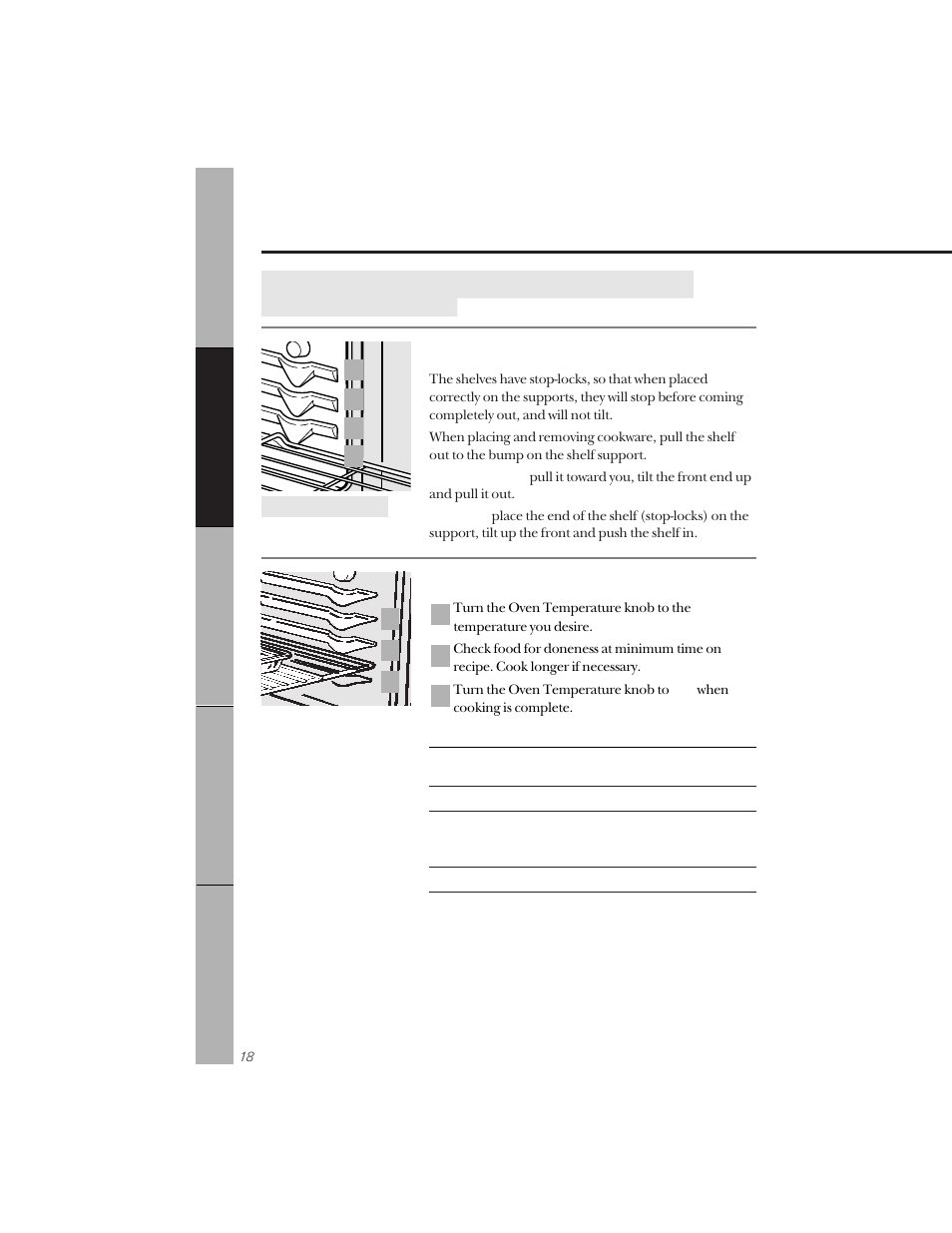 Using the oven, Ab c d, Ab c | GE 164D3333P071 User Manual | Page 18 / 48