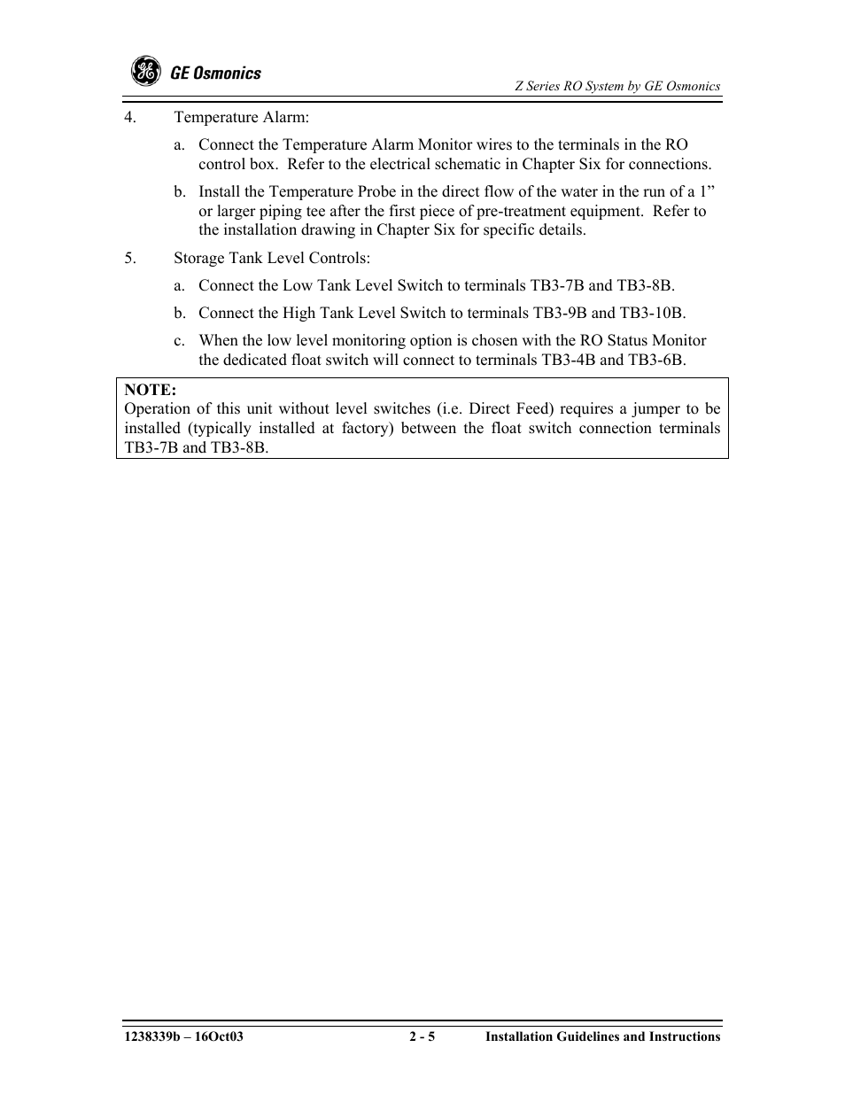 GE Z-14400 User Manual | Page 33 / 128