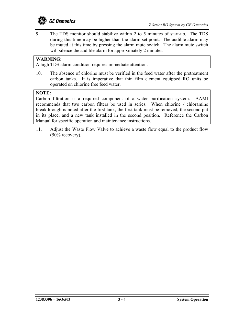 GE Z-14400 User Manual | Page 42 / 128