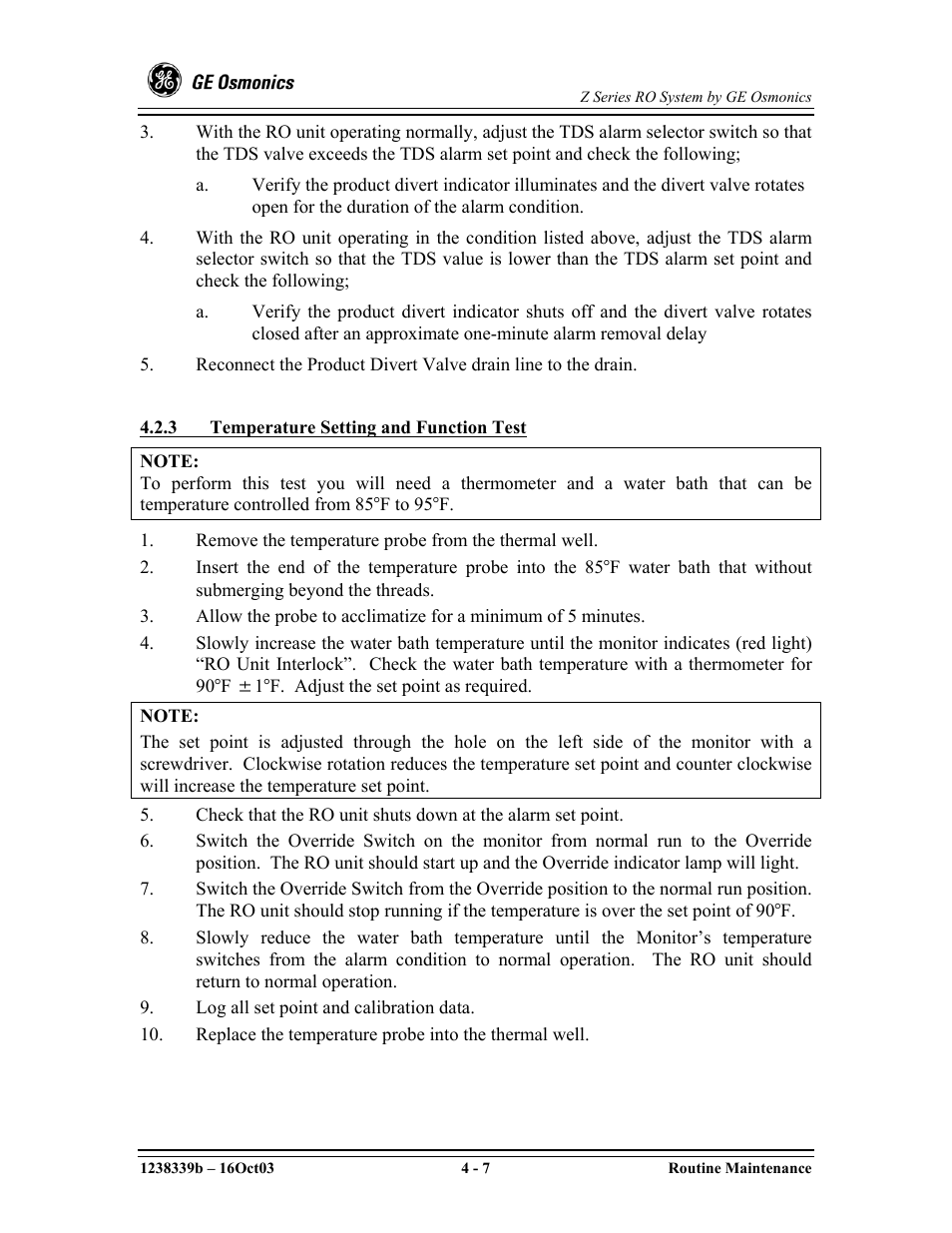 GE Z-14400 User Manual | Page 51 / 128