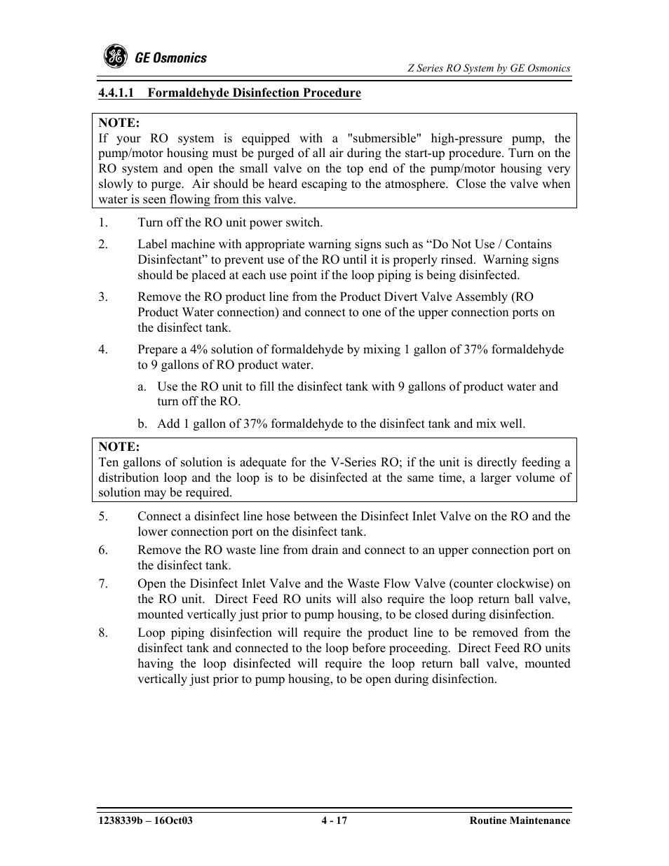 GE Z-14400 User Manual | Page 61 / 128