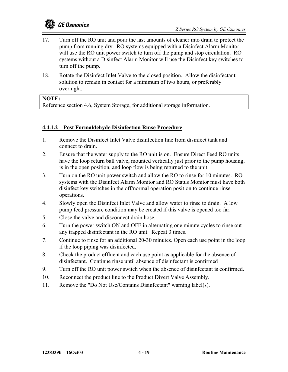 GE Z-14400 User Manual | Page 63 / 128