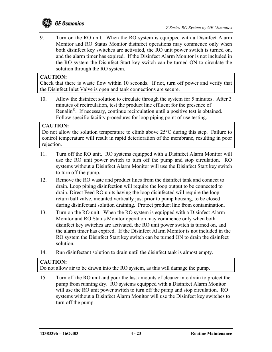 GE Z-14400 User Manual | Page 67 / 128