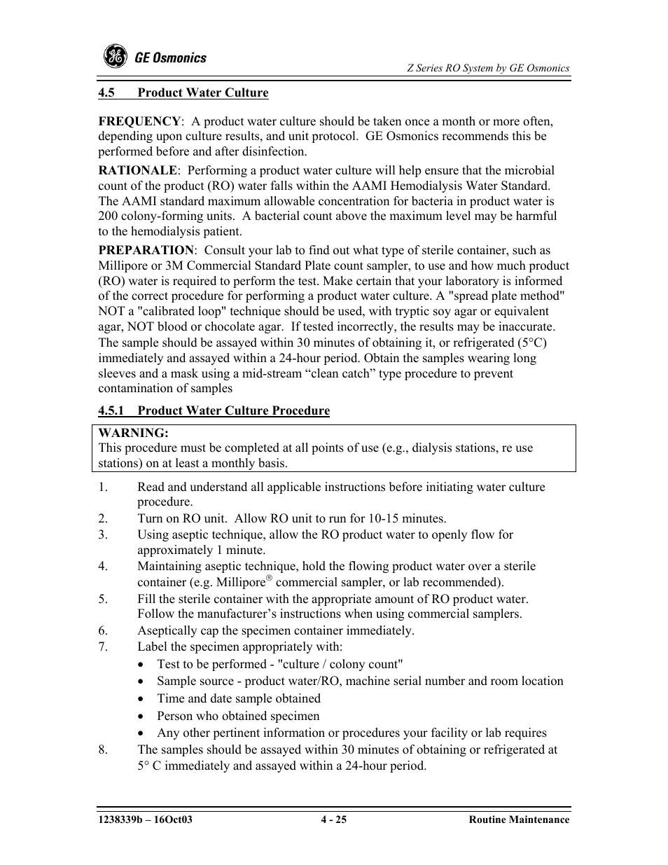 GE Z-14400 User Manual | Page 69 / 128