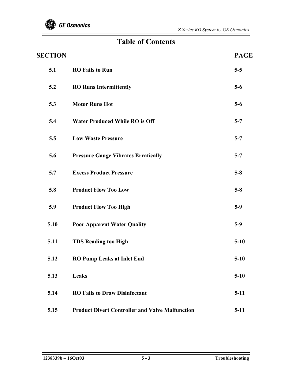 GE Z-14400 User Manual | Page 75 / 128