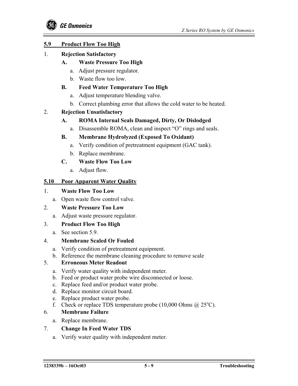 GE Z-14400 User Manual | Page 81 / 128