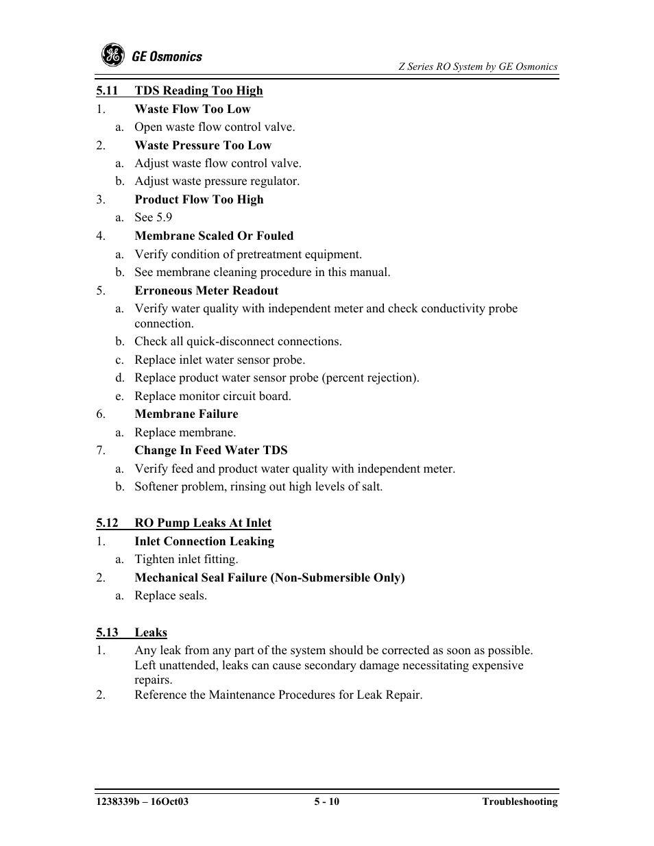 GE Z-14400 User Manual | Page 82 / 128