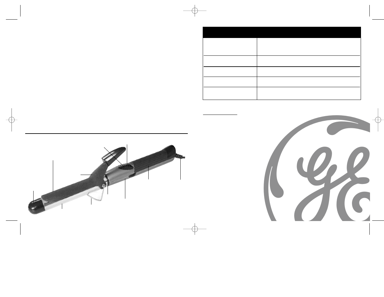 GE 106608 User Manual | Page 10 / 20