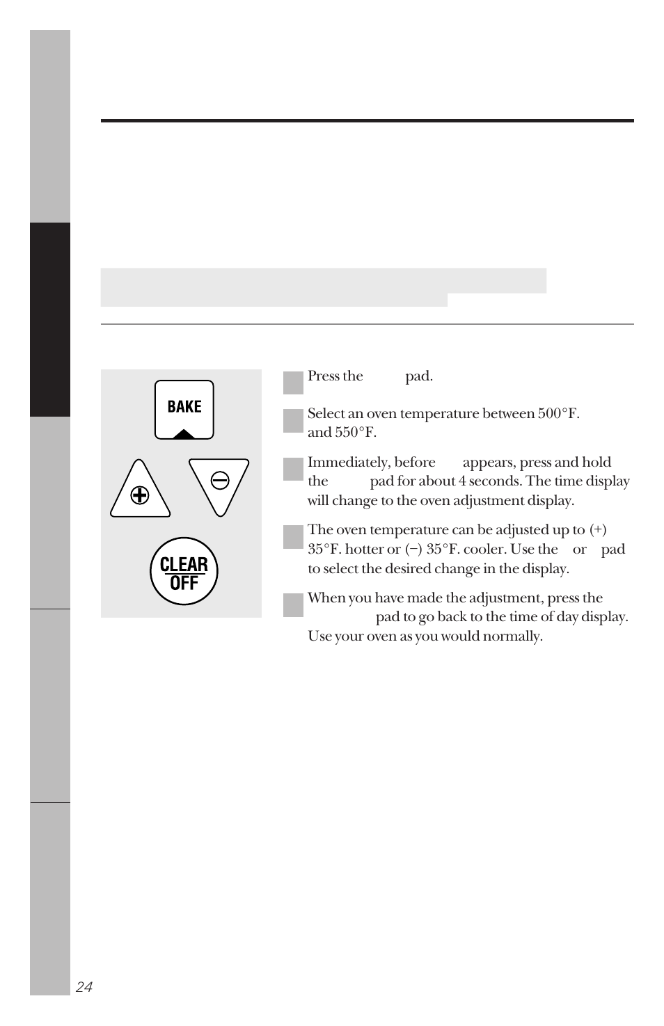 Oven thermostat, Adjust the oven thermostat—do it yourself | GE 164D3333P034 User Manual | Page 24 / 56