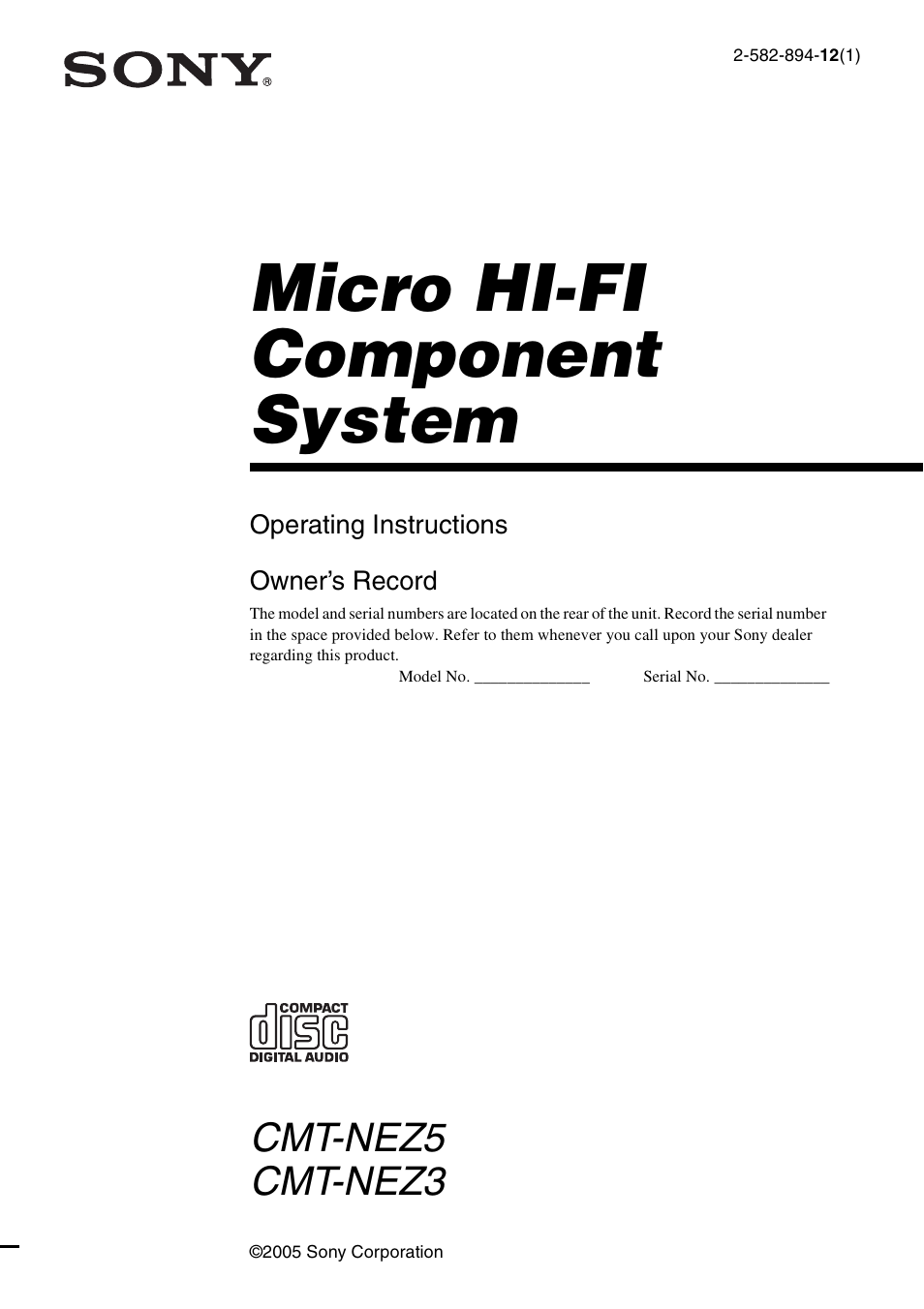 GE CMT-NEZ5 User Manual | 32 pages