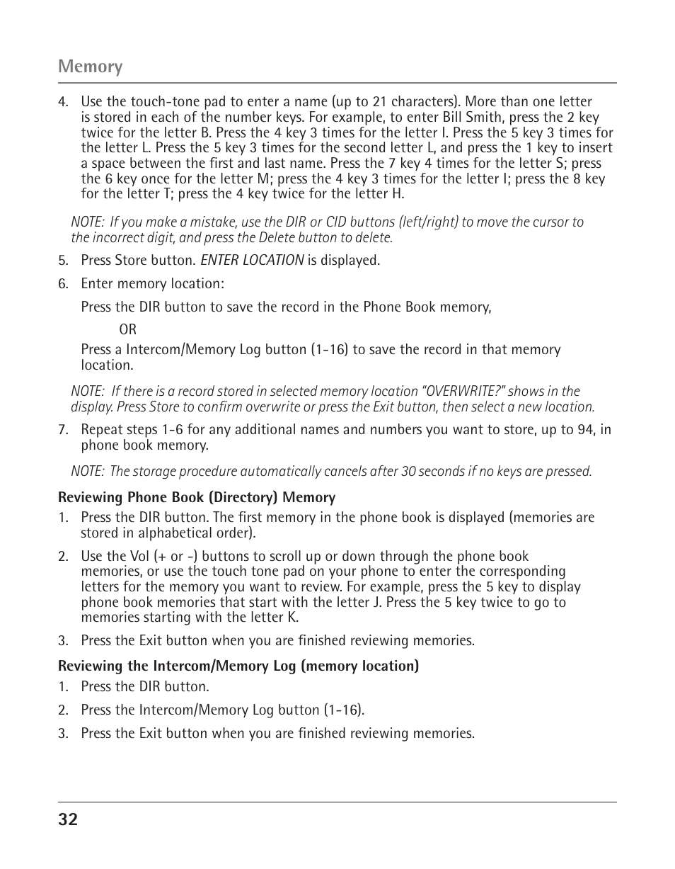 GE 25424 User Manual | Page 32 / 88