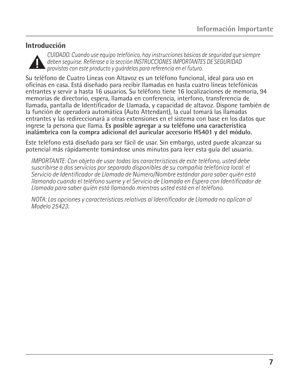 GE 25424 User Manual | Page 51 / 88