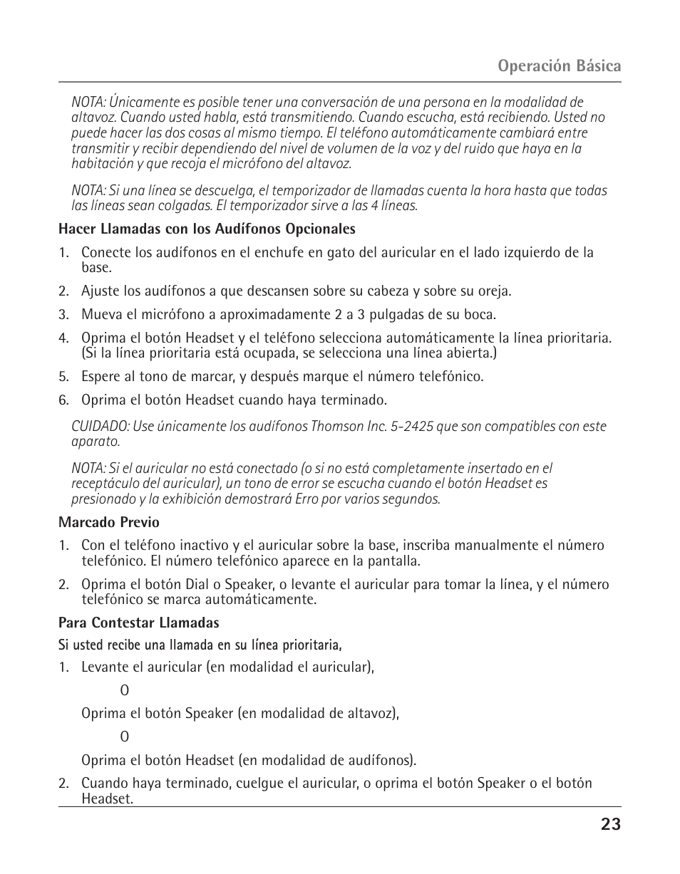 GE 25424 User Manual | Page 67 / 88