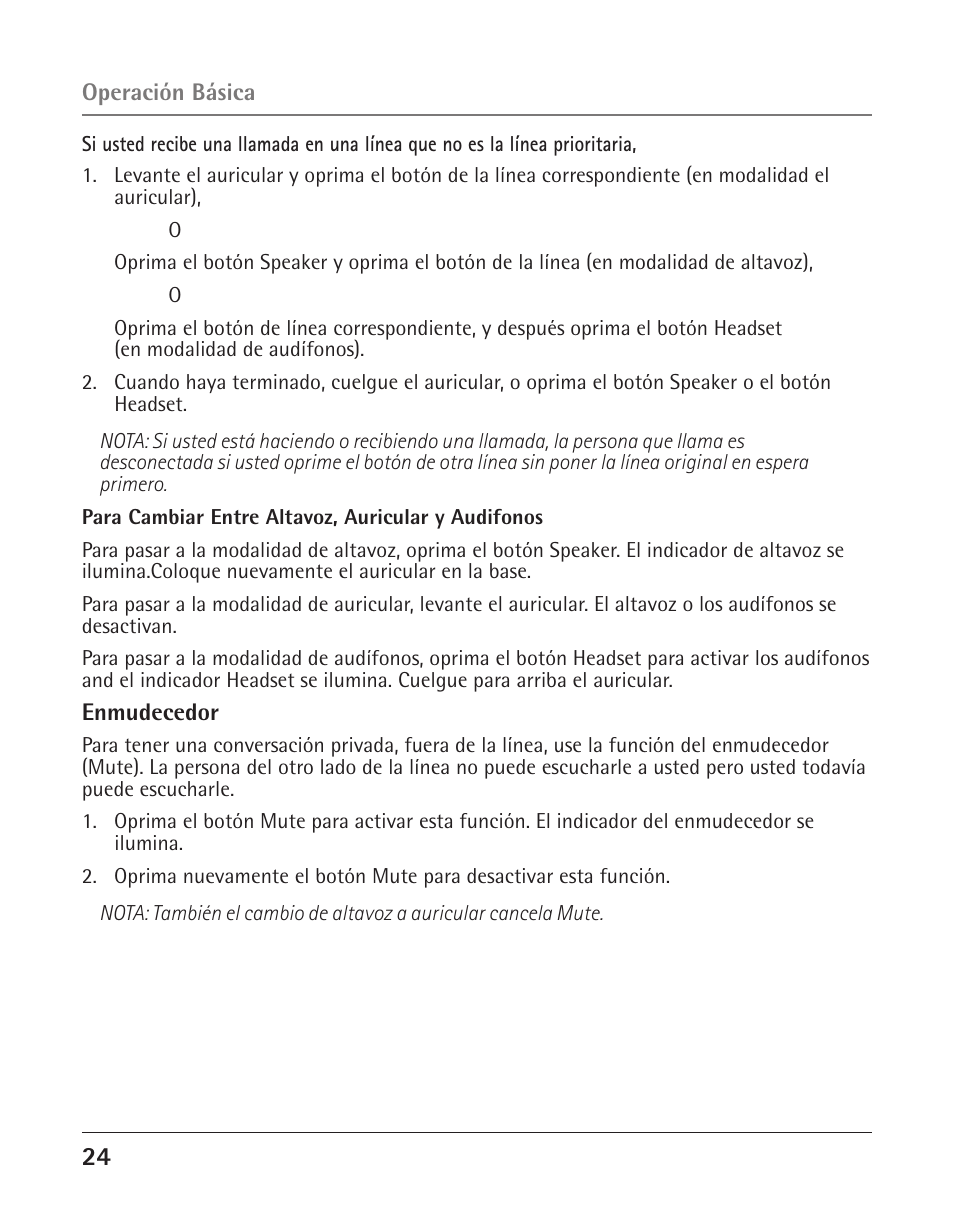 GE 25424 User Manual | Page 68 / 88