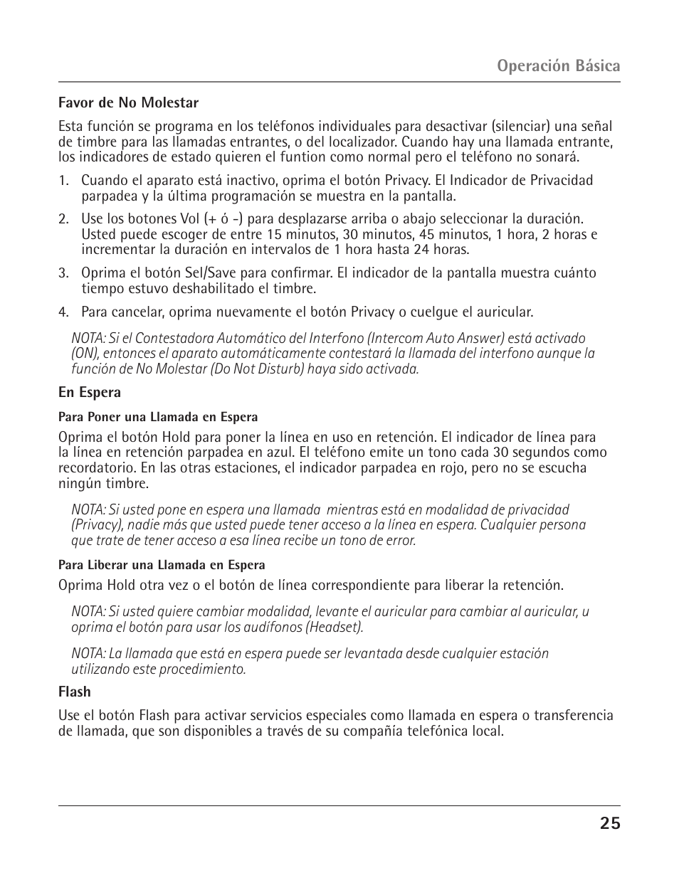 GE 25424 User Manual | Page 69 / 88